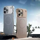 Чохол Glass Matte Aromatherapy Metal Magnetic для iPhone 13 Pro Max Black - зображення 6