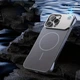 Чохол Glass Matte Aromatherapy Metal Magnetic для iPhone 13 Pro Max Grey - зображення 7