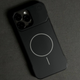 Чохол Glass Matte Aromatherapy Metal Magnetic для iPhone 13 Pro Max Black - зображення 1