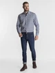 Рубашка хлопковая мужская Arber Slim Fit M05.08.07.212 41-42 Синяя (ARB9099704110000) - изображение 4