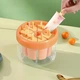 Круглая форма для мороженого ICE CREAM MOLD на 8 порций оранжевый - изображение 3