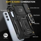 Ударопрочный чехол Epik Camshield Army Ring для Samsung Galaxy A54 5G Черный / Black - изображение 3