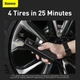 Автомобильный компрессор (электрический) Baseus Super Mini Inflator Pump Black (CRCQ000001) - изображение 6