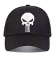 Кепка Бейсболка логотип Каратель (Punisher, череп) с изогнутым козырьком Черный, Унисекс WUKE One size - изображение 2