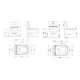 Унитаз подвесной Jay Ultra Quiet QT07335177W 485х360х320 + Tern Ultra Quiet QT17332303ASW 490x365x325 - изображение 2