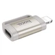 Переходник Hoco UA31B OTG Lightning male to Type-C female Gray - изображение 3