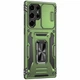 Чехол противоударный Epik Defender Cam Ring Case для Samsung Galaxy S24 Ultra Оливковый / Army Green - изображение 2