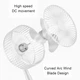 Складаний вентилятор на ніжці Memos Telescopic Fan з USB зарядкою та підставкою під телефон - зображення 2