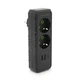 Сетевой тройник удлинитель с заземлением f103 black 2 розетки 2usb 1type c 2500w 10a 110 250v max blister - изображение 1
