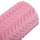 Ролер масажний для рук та ніг ролик мфр Grid Line Roller Zelart 9374 довжина 33см Pink - зображення 4