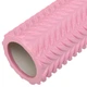 Ролер масажний для рук та ніг ролик мфр Grid Line Roller Zelart 9374 довжина 33см Pink - зображення 5