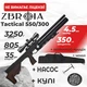 Пневматическая винтовка PCP Zbroia Sapsan Tactical 550/300 (4.5мм, 35 Дж, коричневый) с оптическим прицелом с насосом с чехлом с пулями - изображение 1