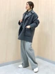 Пальто осеннее женское Uniqlo 366599595 L Серое (1159826960) - изображение 7