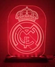 3D світильник-нічник Zayaka Реал Мадрид Футбольний Клуб Real Madrid RGB 15 кольорів 2995 - зображення 4