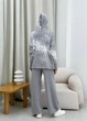Свитшот женский вязаный серый Vibe, XXL ART KNIT 037861 - изображение 5