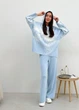 Свитшот женский вязаный ART KNIT голубой Vibe, S 035880 - изображение 2