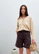 Кардиган женский ART KNIT ажурный бежевый, L 035650 - изображение 1