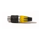 Разъем XLR 3 гнездо, XLR Female socket SA261A-SC-PG-WP 3pin, штампованные контакты, золото, зажим-крокодил, серия WP, на кабель диам. 3.0-6.5 мм, корпус-металл - изображение 2