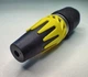 Разъем XLR 5 гнездо литые контакты, XLR Female socket SA261A-SC-PG-WP 5pin, золото, зажим-крокодил, серия WP, на кабель диам. 3.0-6.5 мм, корпус-металл - изображение 5