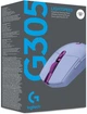 Ігрова миша Logitech G305, бездротова, Lilac - зображення 12