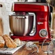 Кухонный комбайн 3в1 Royalty Line PKM-2100BG Red SLOVAKIA 2100W 7.5L с мясорубкой планетарный миксер тестомес и блендер - изображение 4