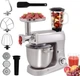 Кухонный комбайн 3в1 Royalty Line PKM-2100BG Silver SLOVAKIA 2100W 7.5L с мясорубкой планетарный миксер тестомес и блендер - изображение 3