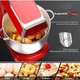 Кухонный комбайн 3в1 Royalty Line PKM-2100BG Red SLOVAKIA 2100W 7.5L с мясорубкой планетарный миксер тестомес и блендер - изображение 10