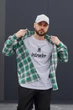 Сорочка чоловіча картата 2XL Зелена (1247412111) - зображення 2