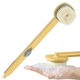 Массажная щетка-дозатор для тела BodyBrush, желтая - изображение 2