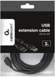 Kabel Cablexpert USB 2.0 AM - AF 3 m z filtrem ferrytowym (CCF-USB2-AMAF-10) - obraz 4