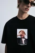 Футболка H&M Loose Fit L чорний 1238203013 - изображение 4