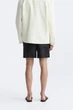 Шорти зі 100% льону Zara M чорний 2634/601/800 - изображение 3