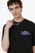 Футболка с принтом H&M Loose Fit L темно-коричневий 1034065133 - зображення 2