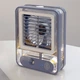 Міні кондиціонер портативний акумуляторний вентилятор від USB Transparent Spray Light Fan с подсвічуванням 3в1 переносний охолоджувач очищувач зволожувач повітря настільний нічник - зображення 6