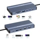 Док-станция 14-in-1 Acasis DS-0202 с HDMI 4K@60Hz, Ethernet (Серый) - изображение 8