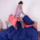 Пододеяльник MirSon Сатин Premium 0132+4052 Delphinium 110х140 (2200001218086) - изображение 5