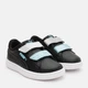 Детские кеды для девочки Puma Smash 3.0 L Glitter Velcro 39560905 28 Black-Safe Lake-Silver (4067983898648) - изображение 2