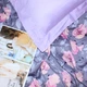 Комплект постельного белья MirSon Satin print Elit Aster 143х210 (2200005611715) - изображение 3