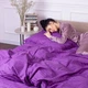 Наволочка MirSon Satin Stripe 30-0009 Purple 60х60 см (2200005250815) - изображение 6