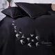 Комплект постільної білизни MirSon Євро 200х220 см 0055 Black Pearl Freedom Сатин Elit (2200010538663) - зображення 4