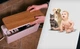 Бокс органайзер Want для кабелів із кришкою імітація дерева 23,5 см x 12,2 см x 11,5 см - зображення 2