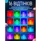 Настольная сенсорная лампа светильник ночник хрустальная роза на аккумуляторе 16 цветов RGB с пультом дистанционного управления большая кристалл ламп, 24 см - изображение 5