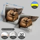 Подушка плюшевая смешная с приколом с Капибараю от WONKEY 45 х 45 см 13068 - изображение 3
