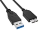 Кабель підключення USB-3.0 - micro-USB-type B чорний 1 метр - изображение 1
