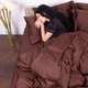 Простынь на резинке MirSon 0211 Cacao 160х190х25 (2200001085039) - изображение 6