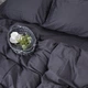Простынь на резинке MirSon 0240 Iron grey 150х190х25 (2200001085404) - изображение 3