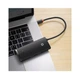 Адаптер переходник Type-C-Хаб Baseus WKQX050001 Lite Series 6-Port Docking Station (Type-C to HDMI+USB3.0*2+Type-C Data+SD/TF) Black - изображение 5