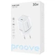Сетевое зарядное устройство Proove WCPU30012202 Pure GaN 30W с Type-C, поддержкой быстрой зарядки QC 3.0 и PD 3.0 White - изображение 2