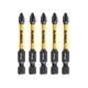 Набор бит DeWALT EXTREME PH2, 50 мм, 5 штук (модель DT7998T) - изображение 3