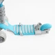 Трехколесный самокат Best Scooter P-92401 с сиденьем, ручкой управления и бампером, Голубой с динозавром - изображение 4